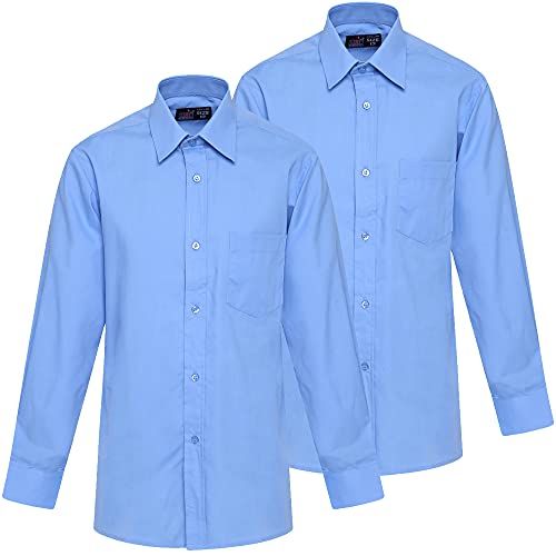 plain long sleeve school shirts