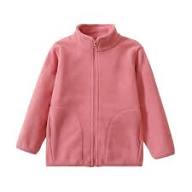 plain pink school fleece jackets