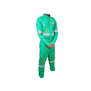 Green Reflective Overall Suit
