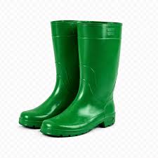 Green Rain Gumboots