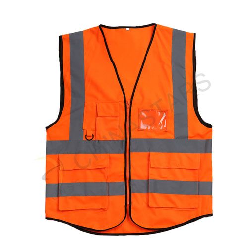 Orange Executive Reflective Vest 190gsm